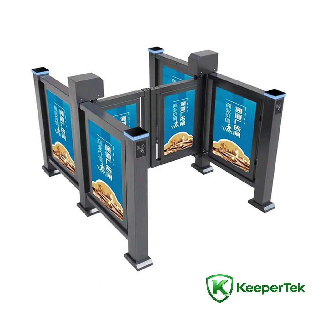 Electric Advertising Gate with Guardrail KT-EAG004